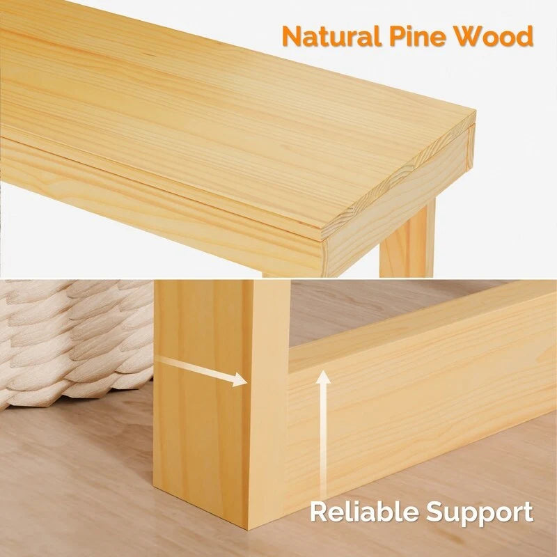 Mesa consola moderna de madera maciza para decorar la entrada o el pasillo