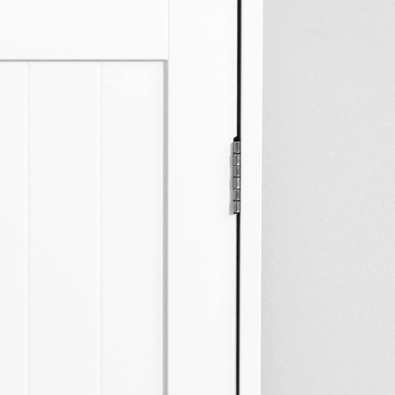 Armario de almacenamiento para baño con estante ajustable y cajones