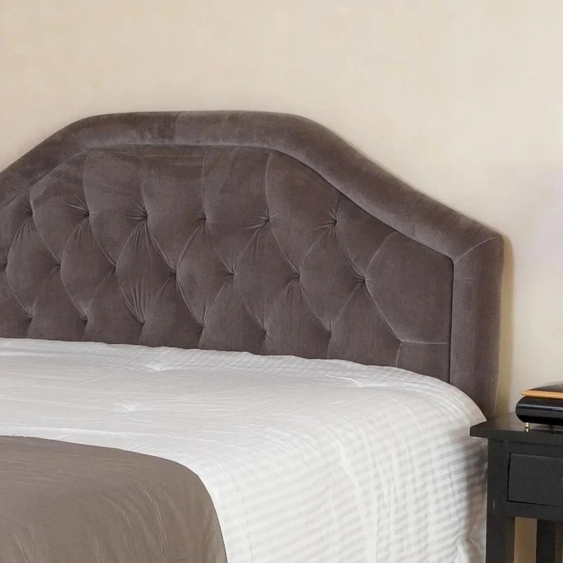 Tête de lit capitonnée réglable pour lit double ou grand lit