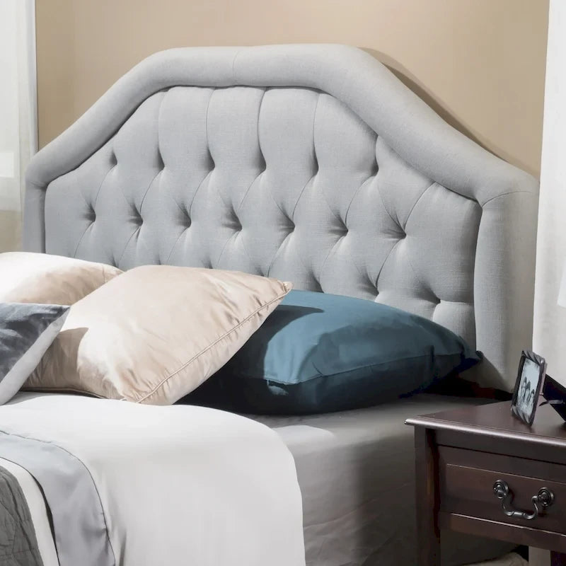 Tête de lit capitonnée réglable pour lit double ou grand lit