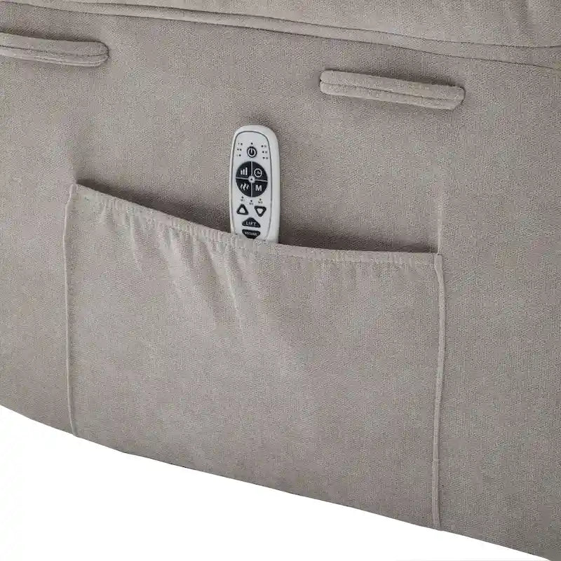 Sillón reclinable eléctrico con masaje y calefacción ajustables