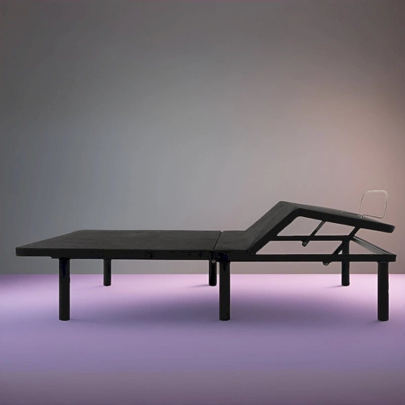 Cadre de lit réglable Serenity pour un sommeil profond, avec inclinaison de la tête et des pieds, 7 positions réglables et télécommande sans fil