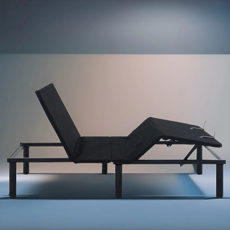Cadre de lit réglable Serenity pour un sommeil profond, avec inclinaison de la tête et des pieds, 7 positions réglables et télécommande sans fil