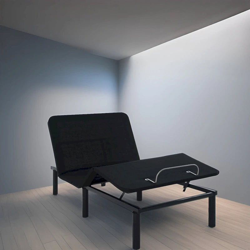 Cadre de lit réglable Serenity pour un sommeil profond, avec inclinaison de la tête et des pieds, 7 positions réglables et télécommande sans fil