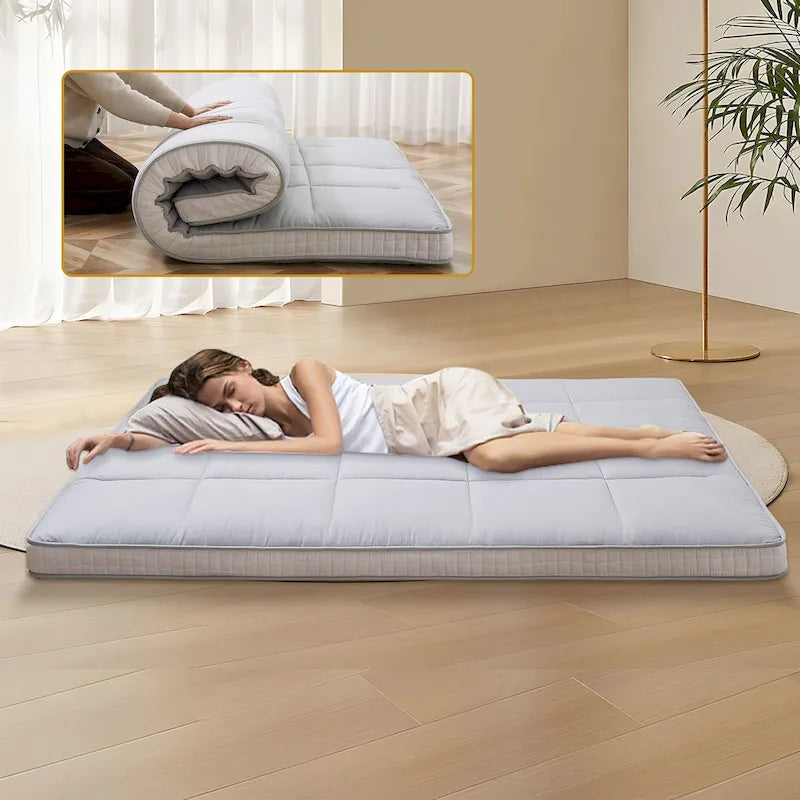 Japanische Rollmatratze (Futon) mit Aufbewahrungstasche