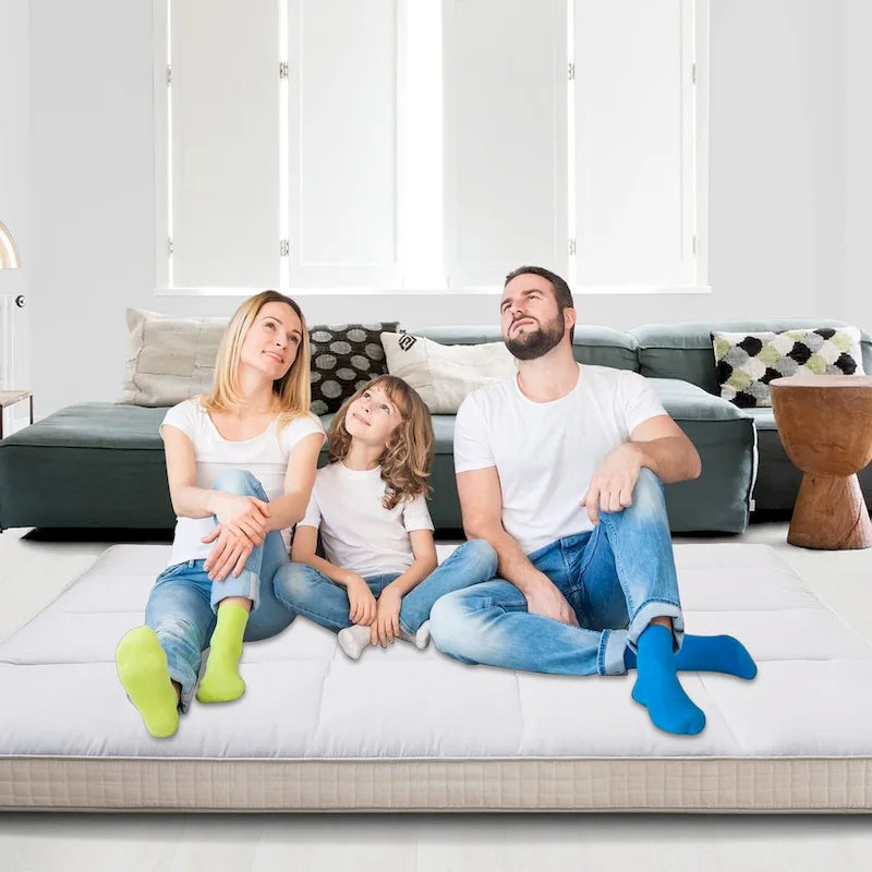 Japanische Rollmatratze (Futon) mit Aufbewahrungstasche