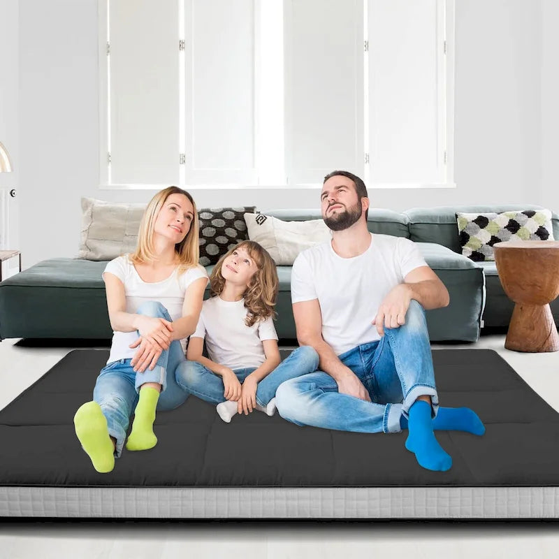Japanische Rollmatratze (Futon) mit Aufbewahrungstasche