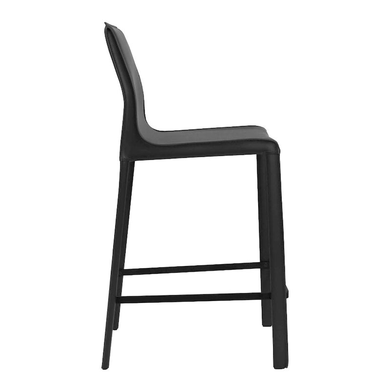 Taburete moderno de cuero para barra