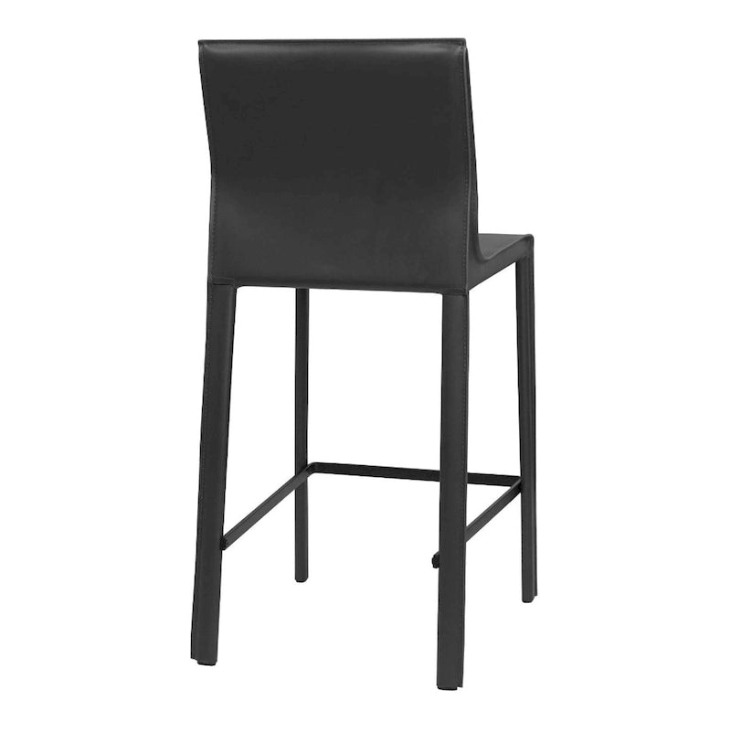 Taburete moderno de cuero para barra