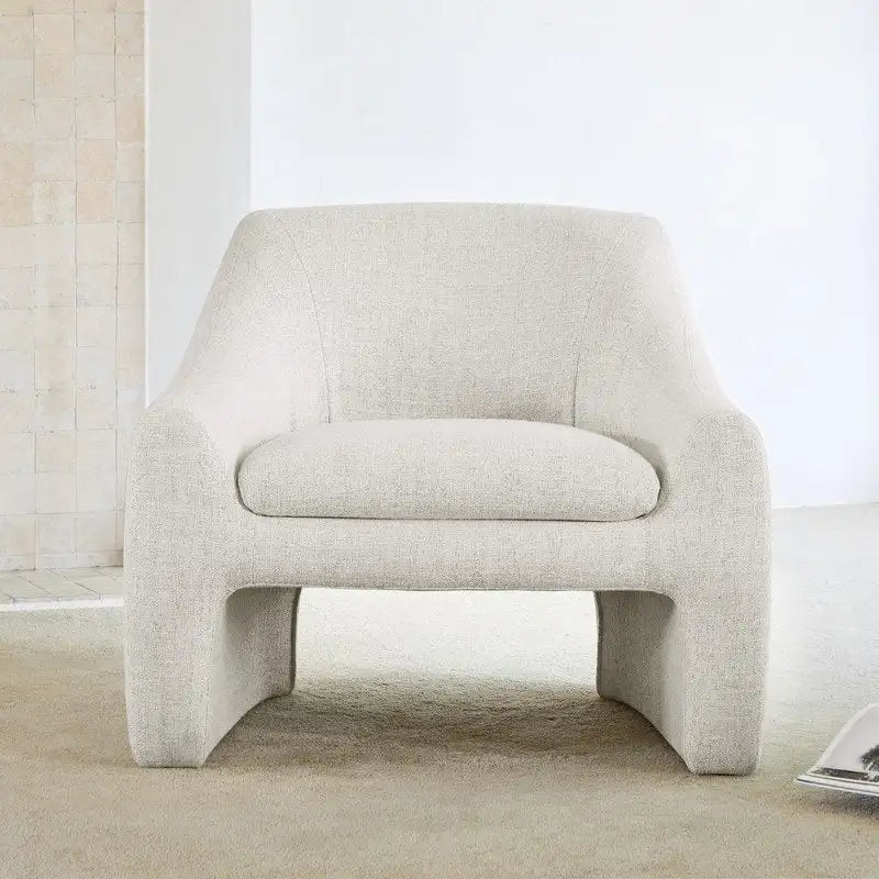 Fauteuil d’appoint moderne grand format