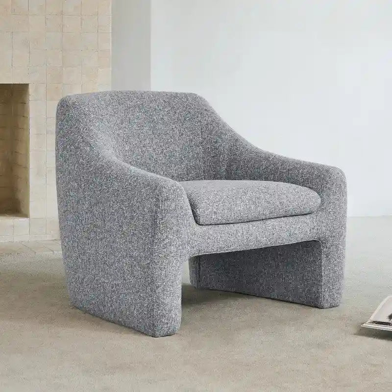 Fauteuil d’appoint moderne grand format