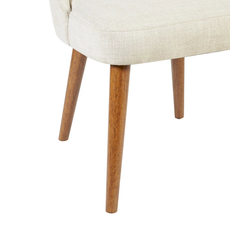 Chaises de salle à manger rembourrées avec dossier ajouré (lot de 2)