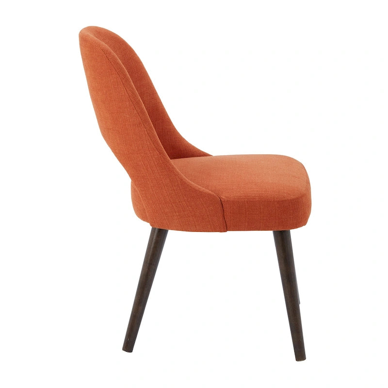 Chaises de salle à manger rembourrées avec dossier ajouré (lot de 2)