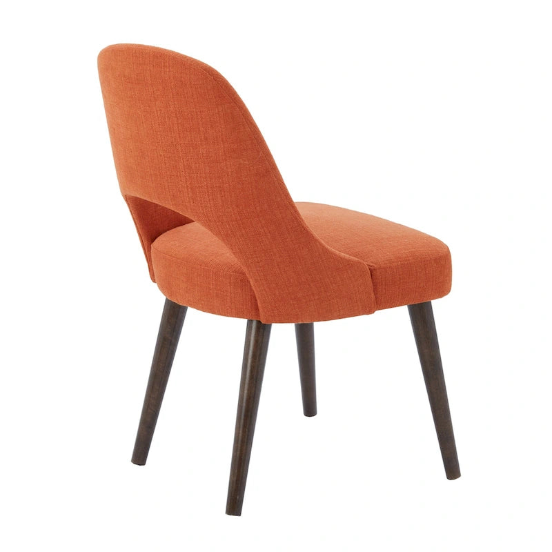 Chaises de salle à manger rembourrées avec dossier ajouré (lot de 2)