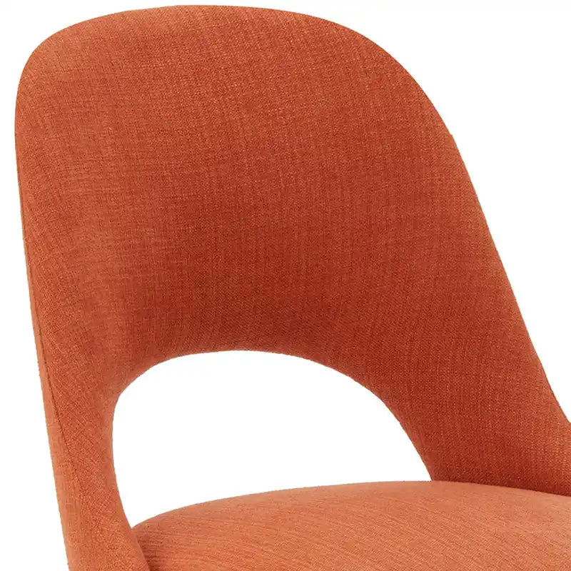 Chaises de salle à manger rembourrées avec dossier ajouré (lot de 2)