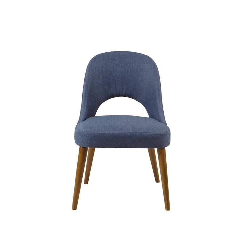 Chaises de salle à manger rembourrées avec dossier ajouré (lot de 2)