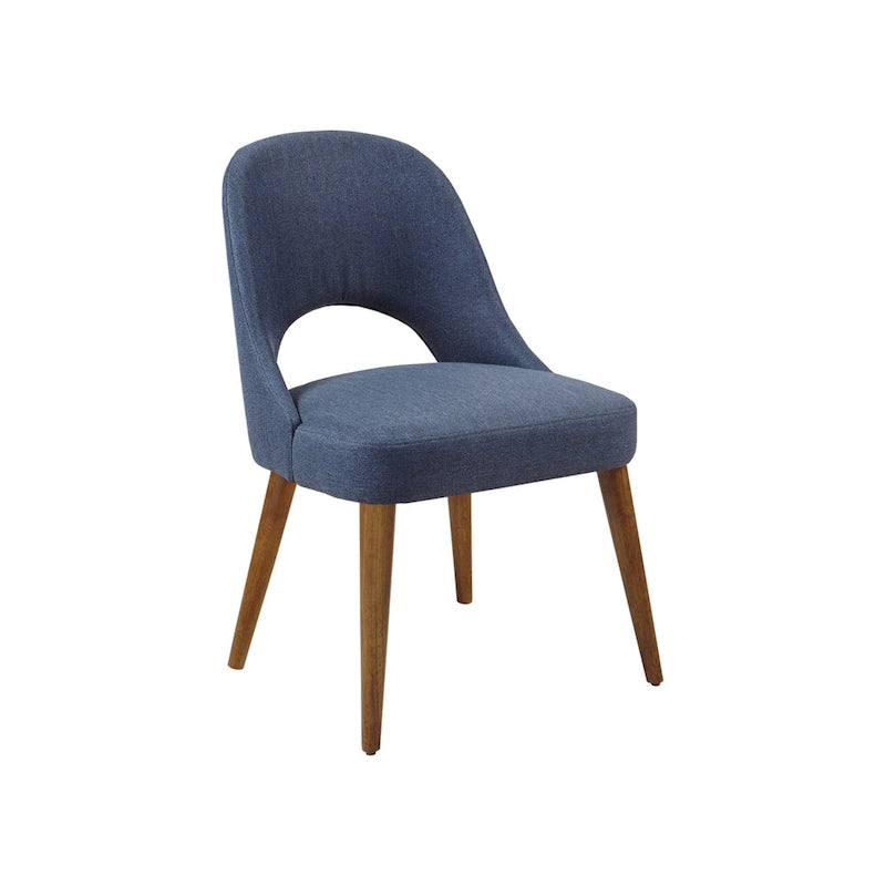 Chaises de salle à manger rembourrées avec dossier ajouré (lot de 2)