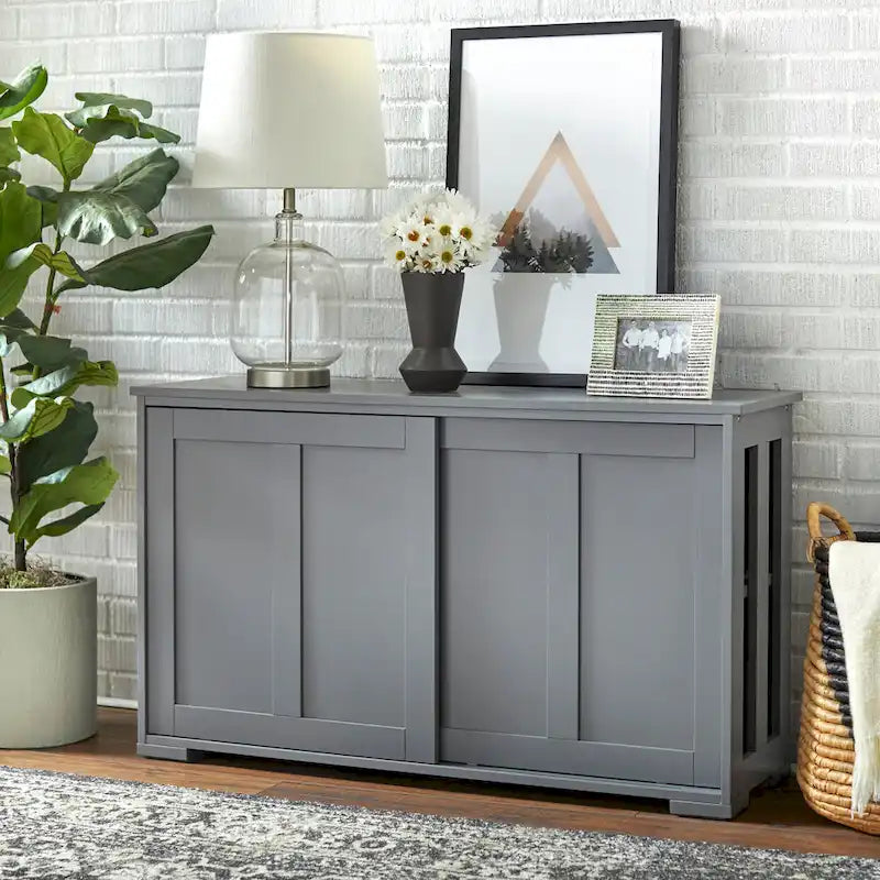 Stapelbares Buffet/Sideboard mit Schiebetüren