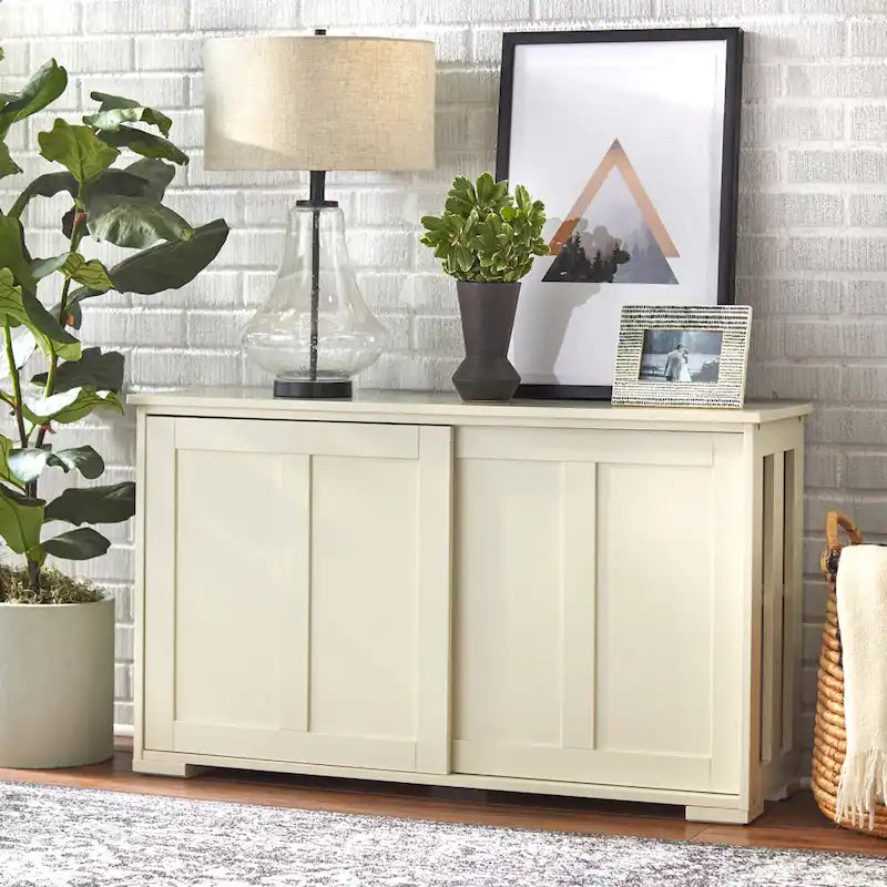 Stapelbares Buffet/Sideboard mit Schiebetüren