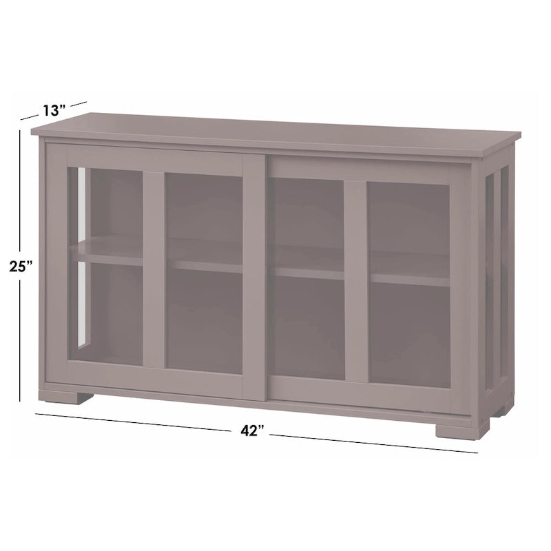 Stapelbares Buffet/Sideboard mit Schiebetüren