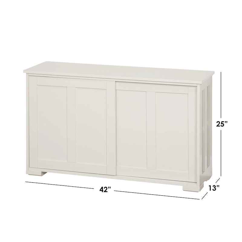 Stapelbares Buffet/Sideboard mit Schiebetüren