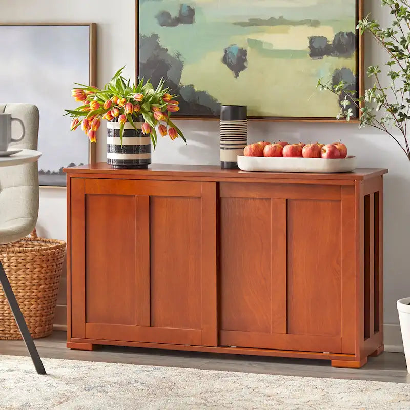 Stapelbares Buffet/Sideboard mit Schiebetüren