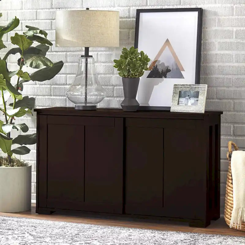 Stapelbares Buffet/Sideboard mit Schiebetüren