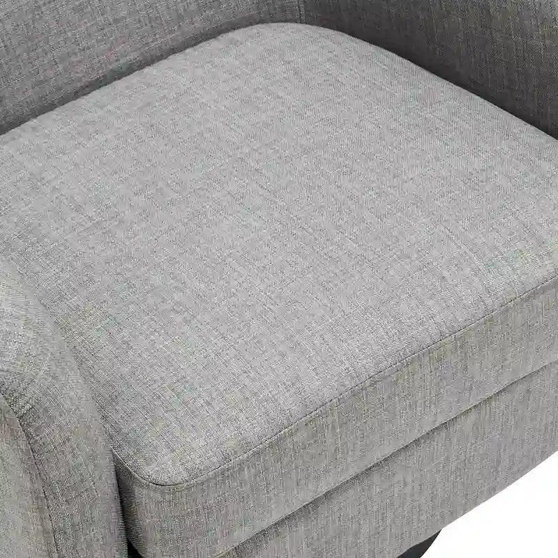 Fauteuils d’appoint modernes pivotants à 360°, fauteuils tonneau avec accoudoirs