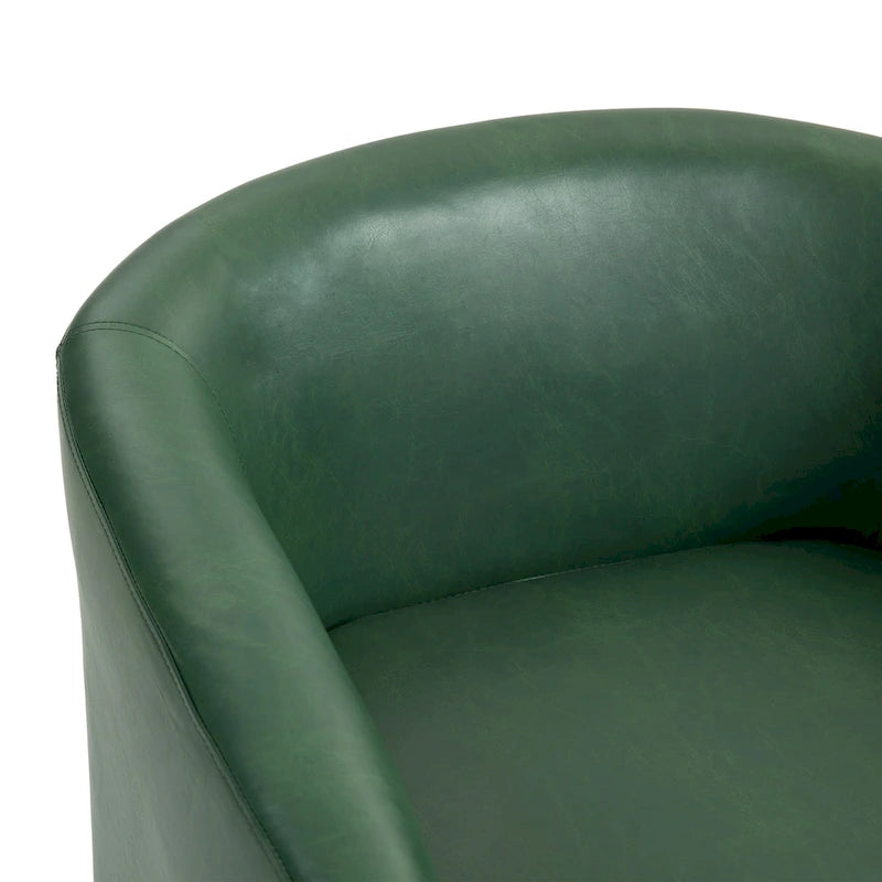 Fauteuils d’appoint modernes pivotants à 360°, fauteuils tonneau avec accoudoirs