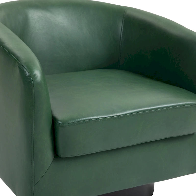 Fauteuils d’appoint modernes pivotants à 360°, fauteuils tonneau avec accoudoirs