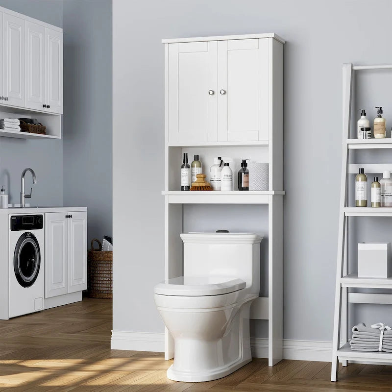 Aufbewahrungsschrank über der Toilette