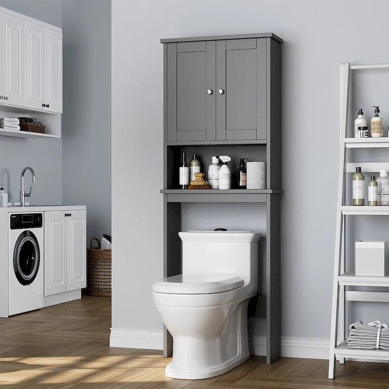 Aufbewahrungsschrank über der Toilette