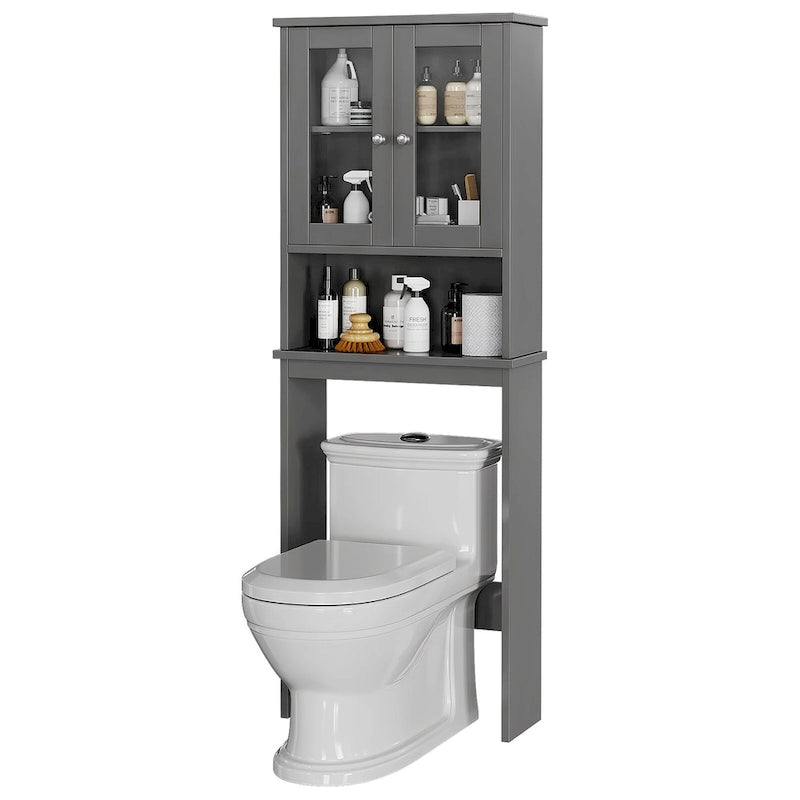 Aufbewahrungsschrank über der Toilette