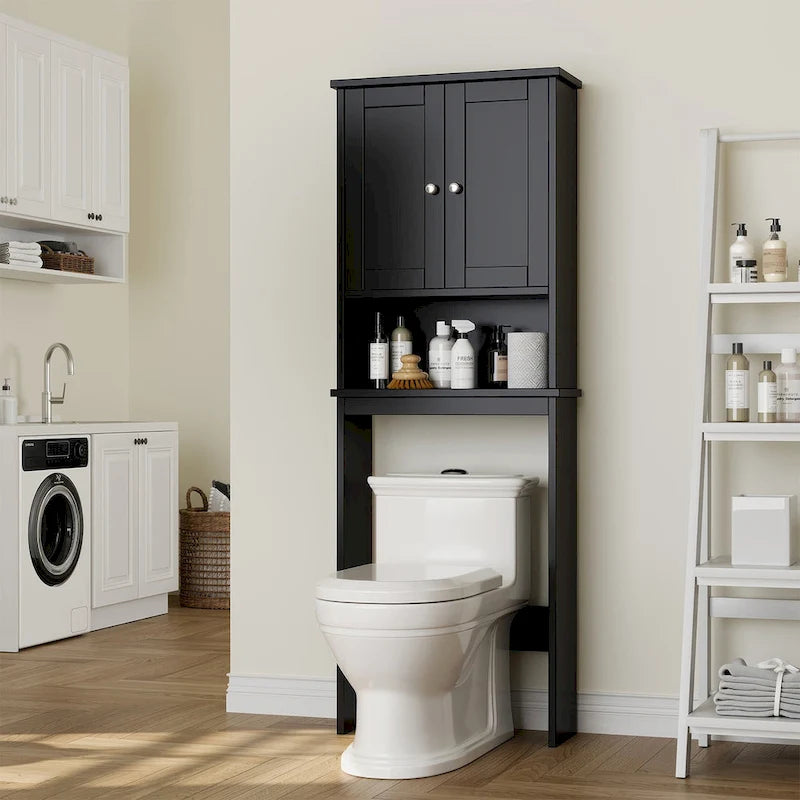 Aufbewahrungsschrank über der Toilette