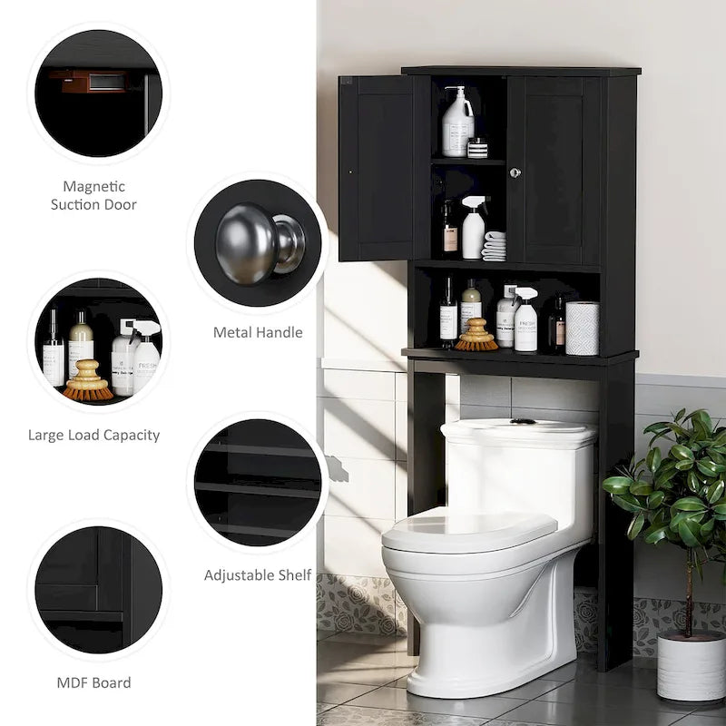 Aufbewahrungsschrank über der Toilette