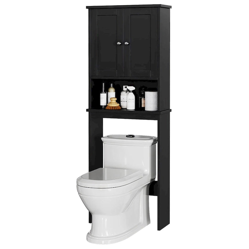 Aufbewahrungsschrank über der Toilette