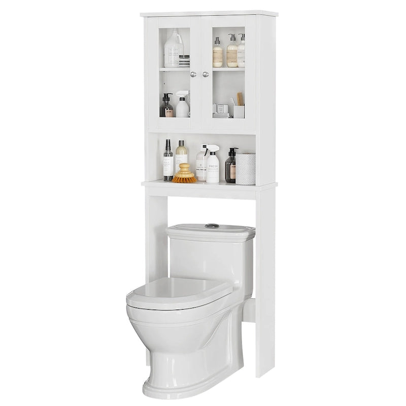 Aufbewahrungsschrank über der Toilette