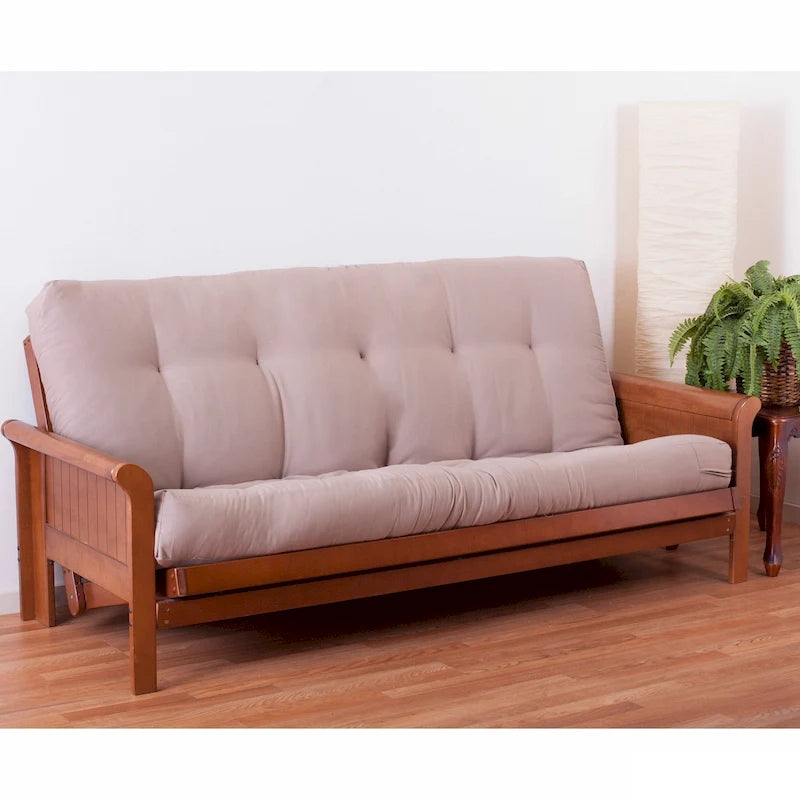 Matelas futon en sergé épais de 8 pouces (1 place, double ou queen)