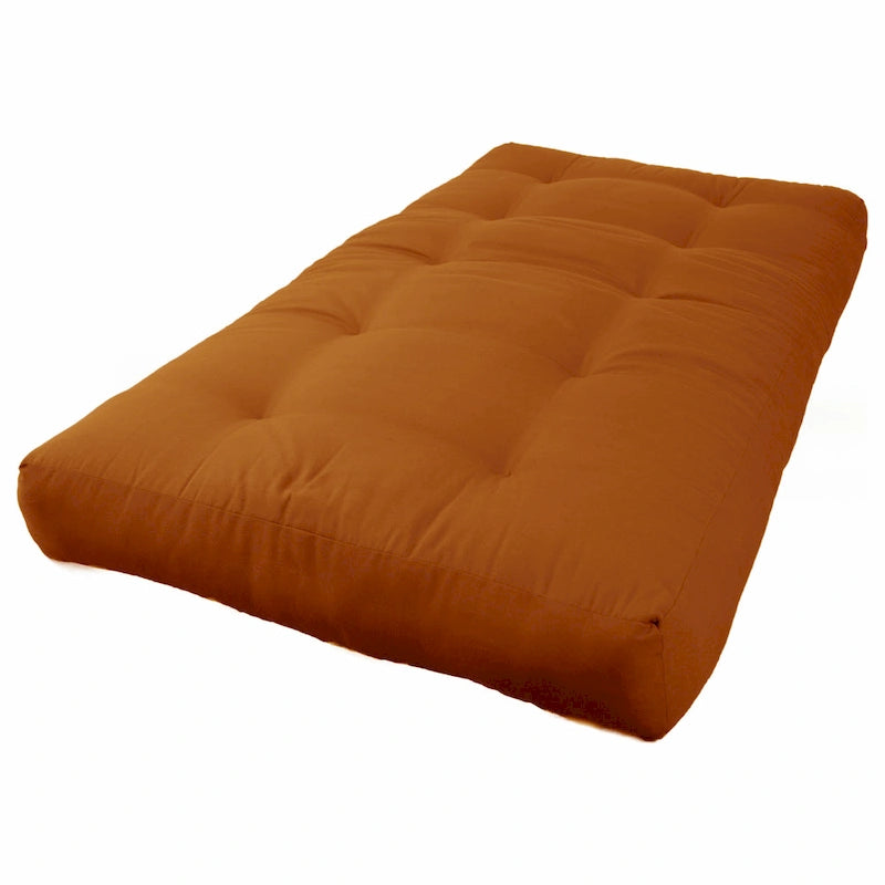 8 Zoll dicke Futonmatratze aus Twill (Einzel-, Doppel- oder Queen-Size)