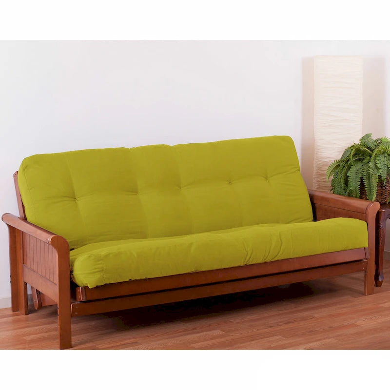 8 Zoll dicke Futonmatratze aus Twill (Einzel-, Doppel- oder Queen-Size)