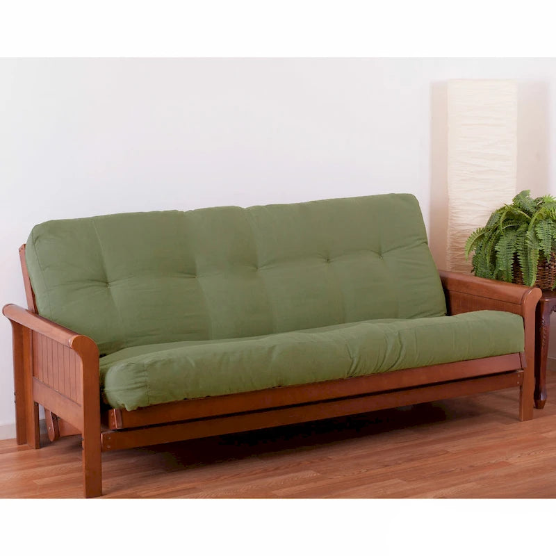8 Zoll dicke Futonmatratze aus Twill (Einzel-, Doppel- oder Queen-Size)