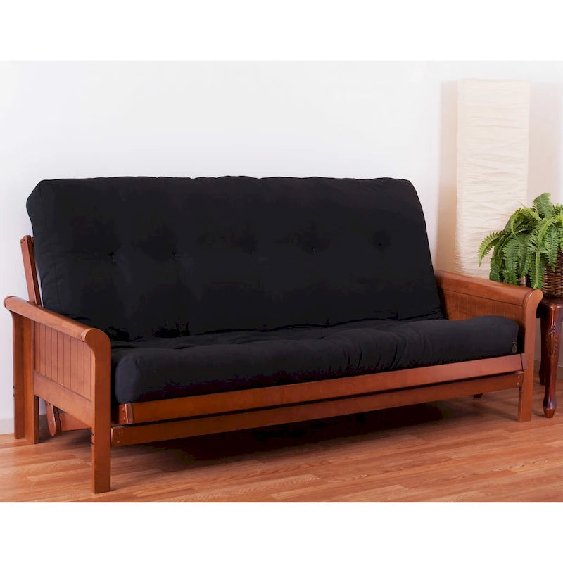 8 Zoll dicke Futonmatratze aus Twill (Einzel-, Doppel- oder Queen-Size)