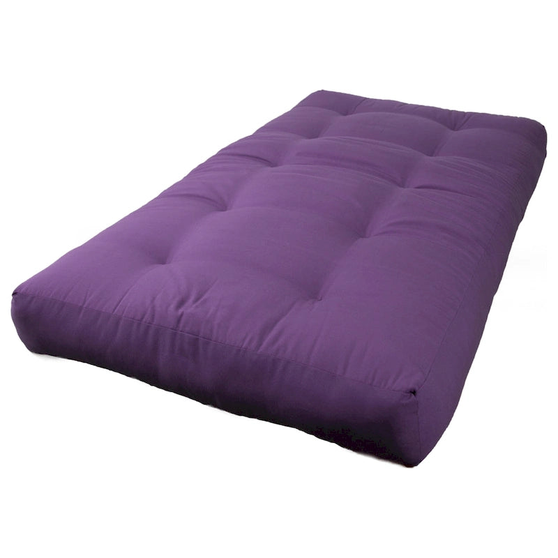 8 Zoll dicke Futonmatratze aus Twill (Einzel-, Doppel- oder Queen-Size)