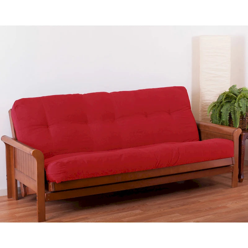 8 Zoll dicke Futonmatratze aus Twill (Einzel-, Doppel- oder Queen-Size)