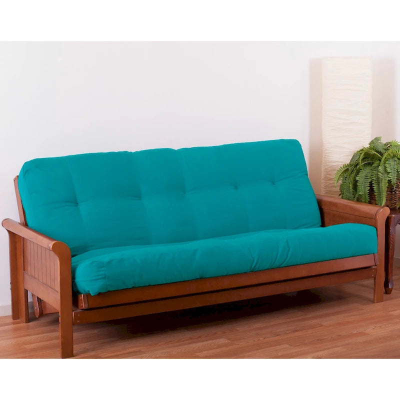 8 Zoll dicke Futonmatratze aus Twill (Einzel-, Doppel- oder Queen-Size)