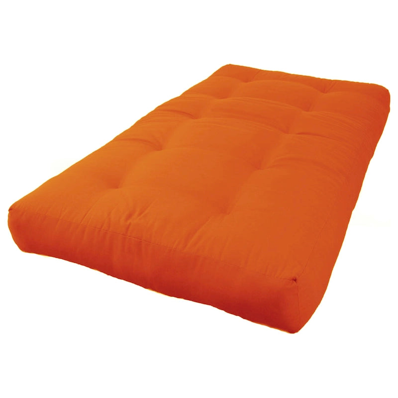 8 Zoll dicke Futonmatratze aus Twill (Einzel-, Doppel- oder Queen-Size)