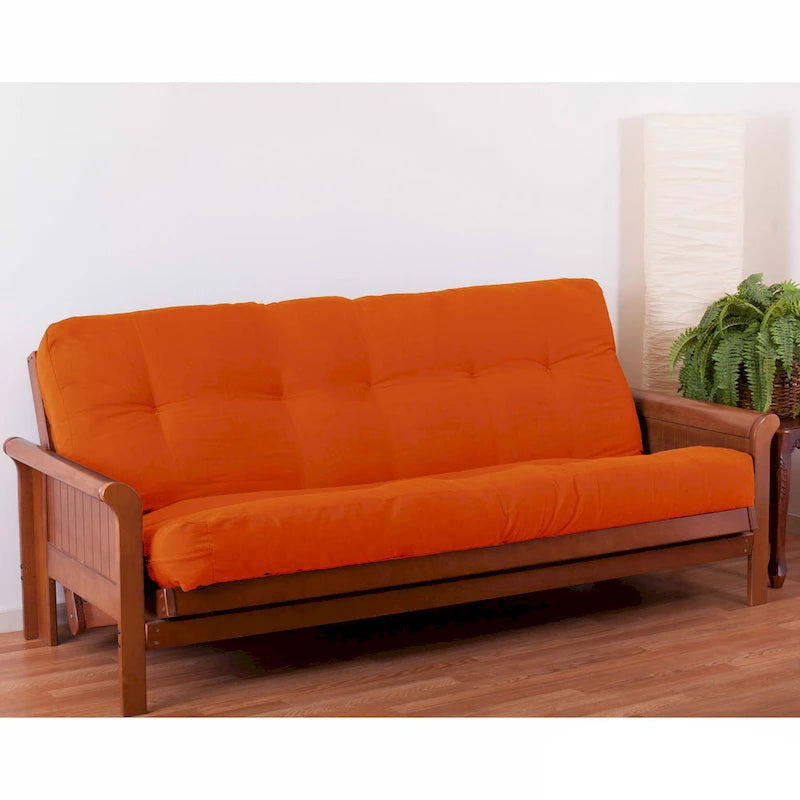 8 Zoll dicke Futonmatratze aus Twill (Einzel-, Doppel- oder Queen-Size)