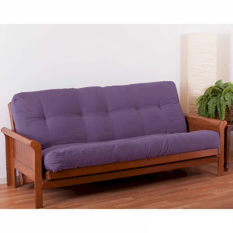 8 Zoll dicke Futonmatratze aus Twill (Einzel-, Doppel- oder Queen-Size)