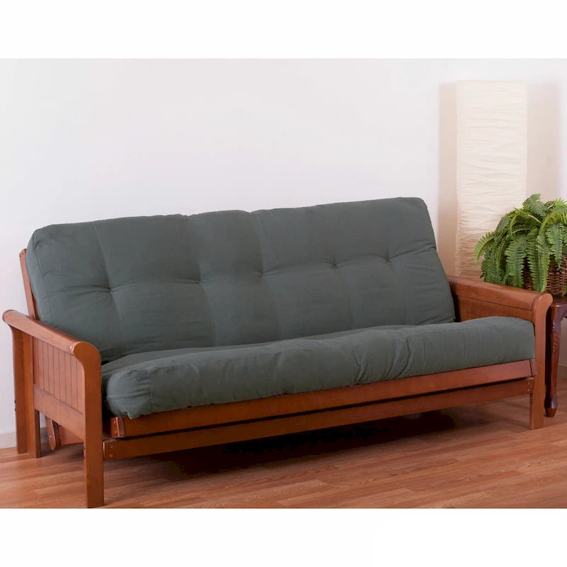 8 Zoll dicke Futonmatratze aus Twill (Einzel-, Doppel- oder Queen-Size)