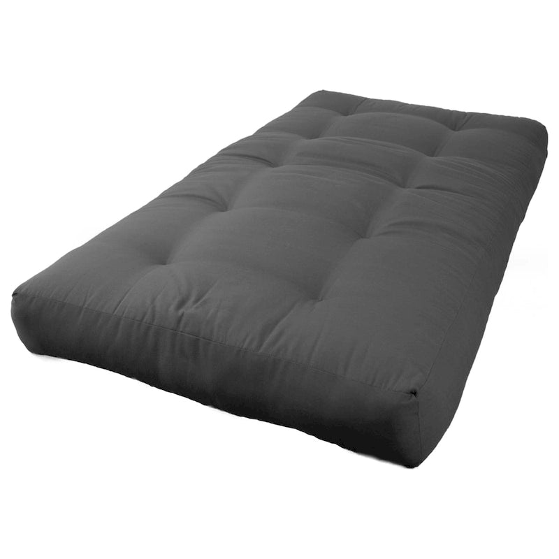 8 Zoll dicke Futonmatratze aus Twill (Einzel-, Doppel- oder Queen-Size)